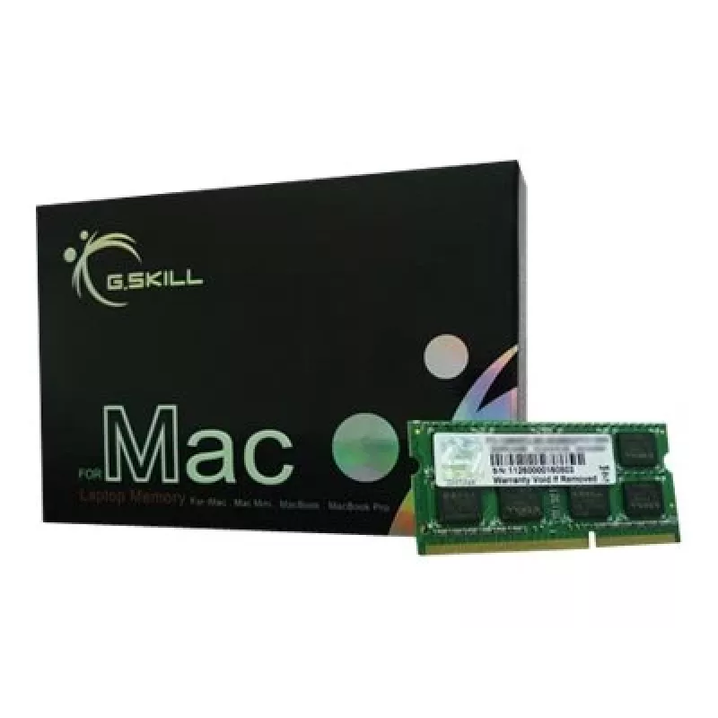 G.Skill SQ Series - DDR3 - Módulo - 8 GB - SO DIMM 204-PIN - 1600 MHz / PC3-12800 - CL11 - 1.5 V - não registado - non-ECC - para Apple iMac (27 polegadas)