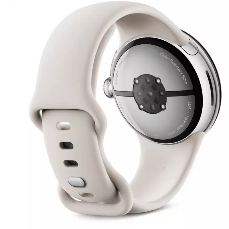 Google Pixel Watch 3 AMOLED 41 mm Ecrã tátil digital Prateado Wi-Fi GPS (Satélite)