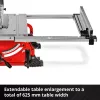 Serra circular de bancada a bateria Power X-Change TE-TS 36/210 Li-Solo, 36 Volt (2x18 V) (vermelho, sem bateria e carregador)