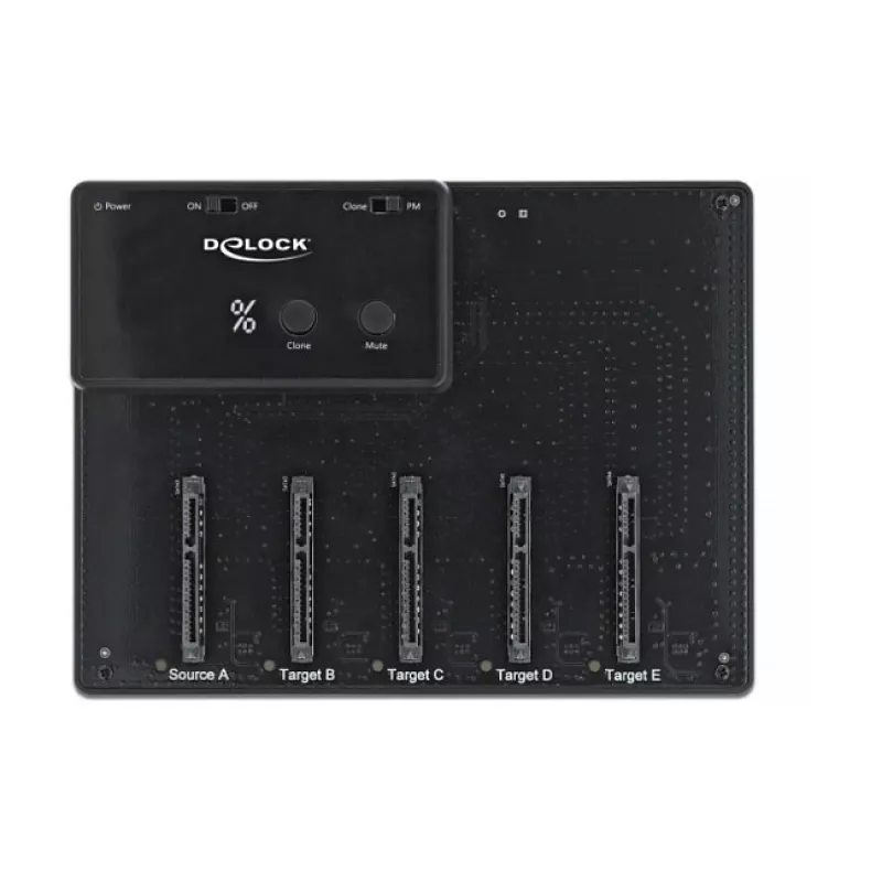 Docking station DeLOCK USB 5 Gbps 64098 para 5 x HDD/SSD SATA de 2,5 polegadas