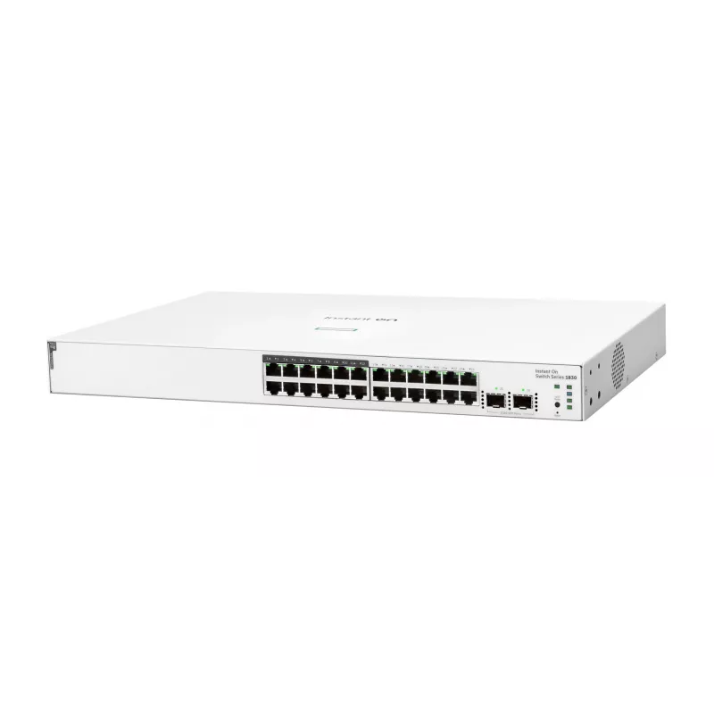 Comutador HPE Aruba Networking Instant On 24p Gigabit CL4 PoE 2p SFP 195W 1830