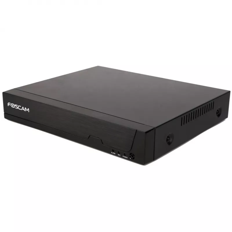 Gravador de vídeo em rede FOSCAM FN9108HE 8 canais 5MP POE NVR preto