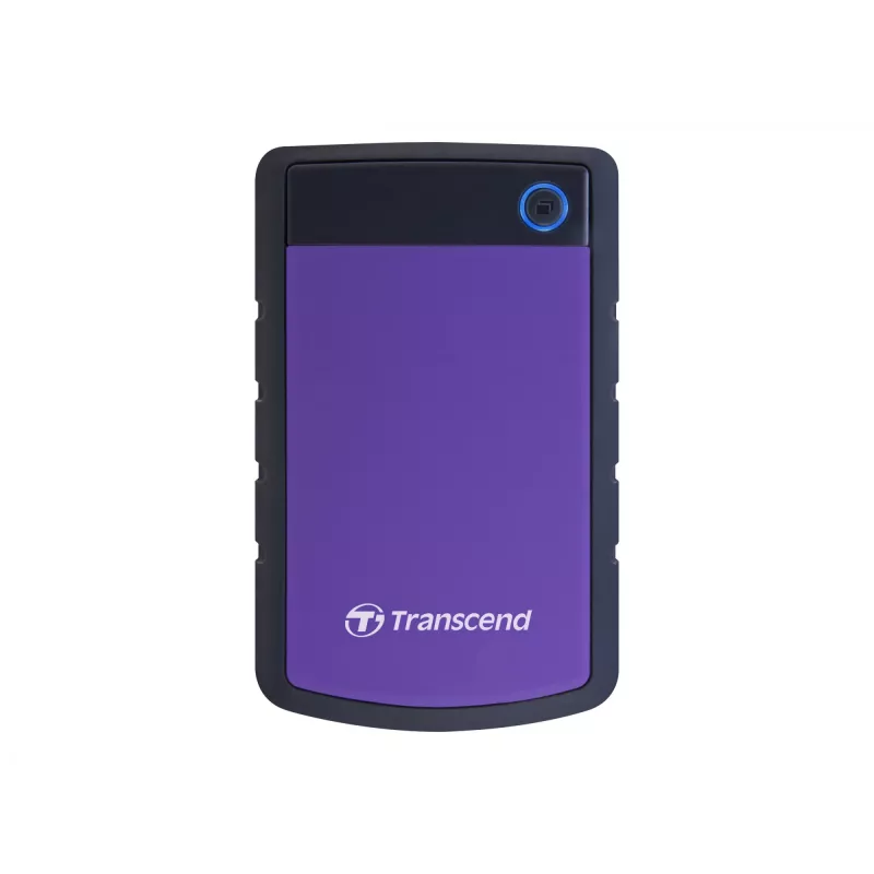 Transcend StoreJet 25H3P - Disco rígido - 4TB - externo (portátil) - 2.5 (6,4 cm) - USB3.0 - AES de 256 bits - roxo (TS4TSJ25H3P)