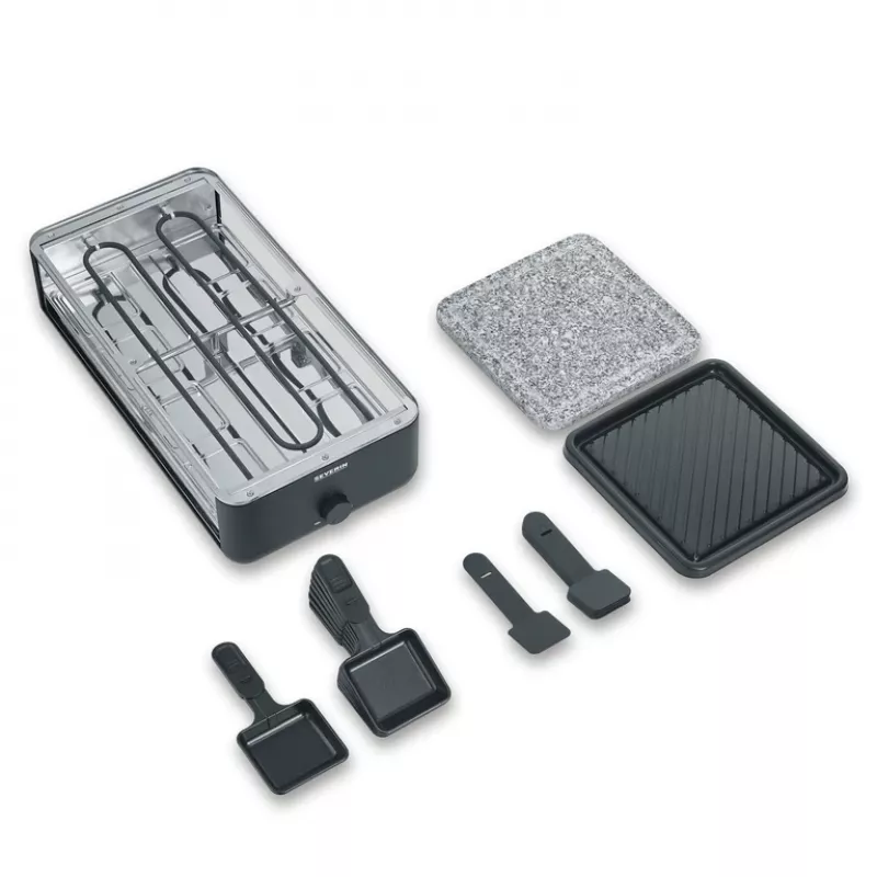 Grelhador de raclette Severin RG 2366 8 pessoas 1300 W preto