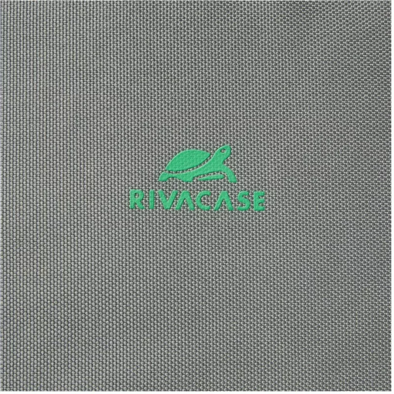 Mochila urbana Rivacase Gremio cinzento poliéster rPET 280x135x430mm