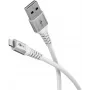 Cabo têxtil supersuave Lightning para USB-A Goobay com fichas metálicas, 2 m (74512)
