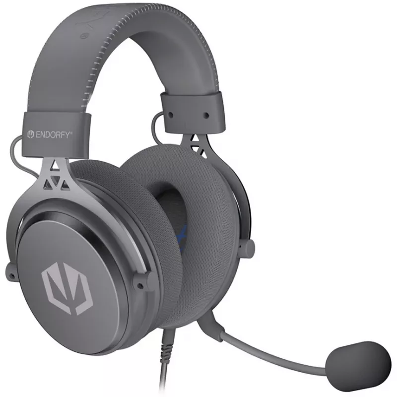 VIRO Plus USB Alt Gray, auscultadores gaming cinzento-escuro, USB-A, ficha jack de 3,5 mm, placa de som USB 7.1