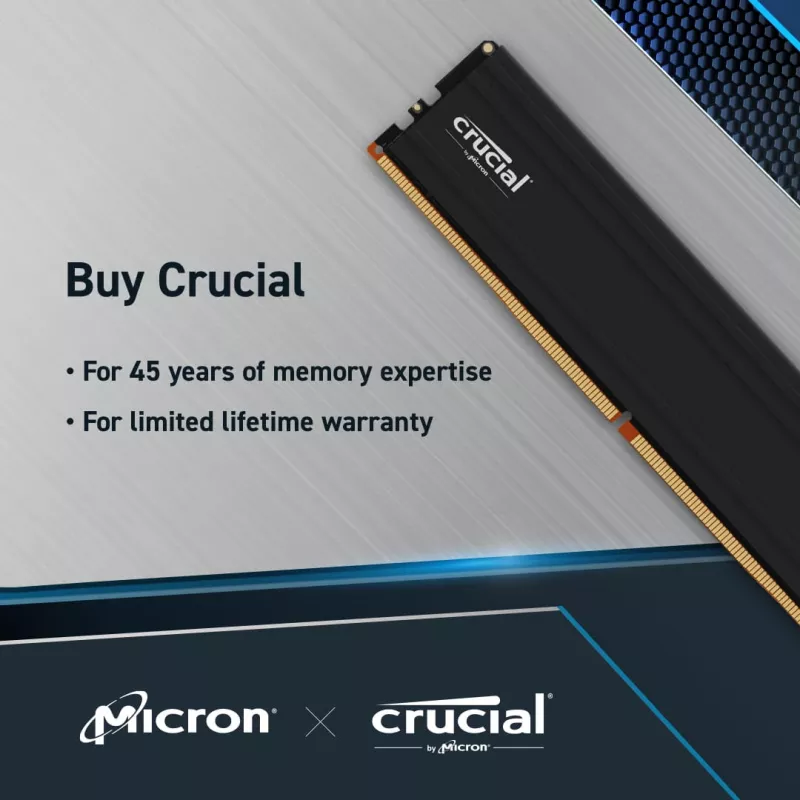 DIMM 32 GB DDR5-5600 2x 16 GB dual kit preto CP2K16G56C46U5 PRO