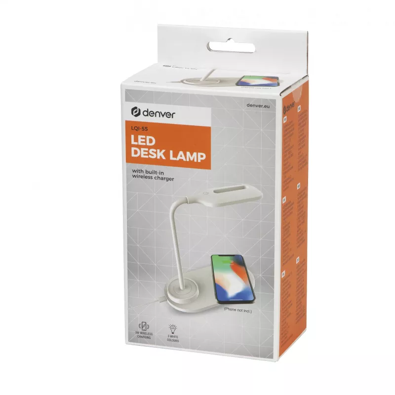 Candeeiro de mesa Denver LQI-55 1,5 W LED G branco