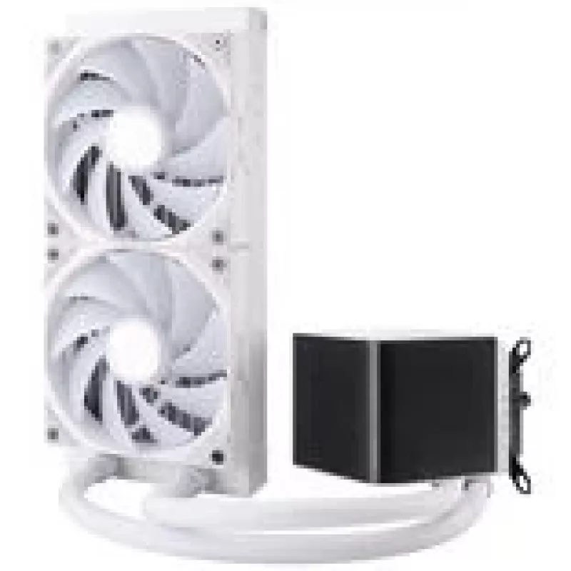 Caixa de PC Jonsbo D32 STD + Refrigeração líquida completa TRYX PANORAMA, ARGB - 240 mm, Branco