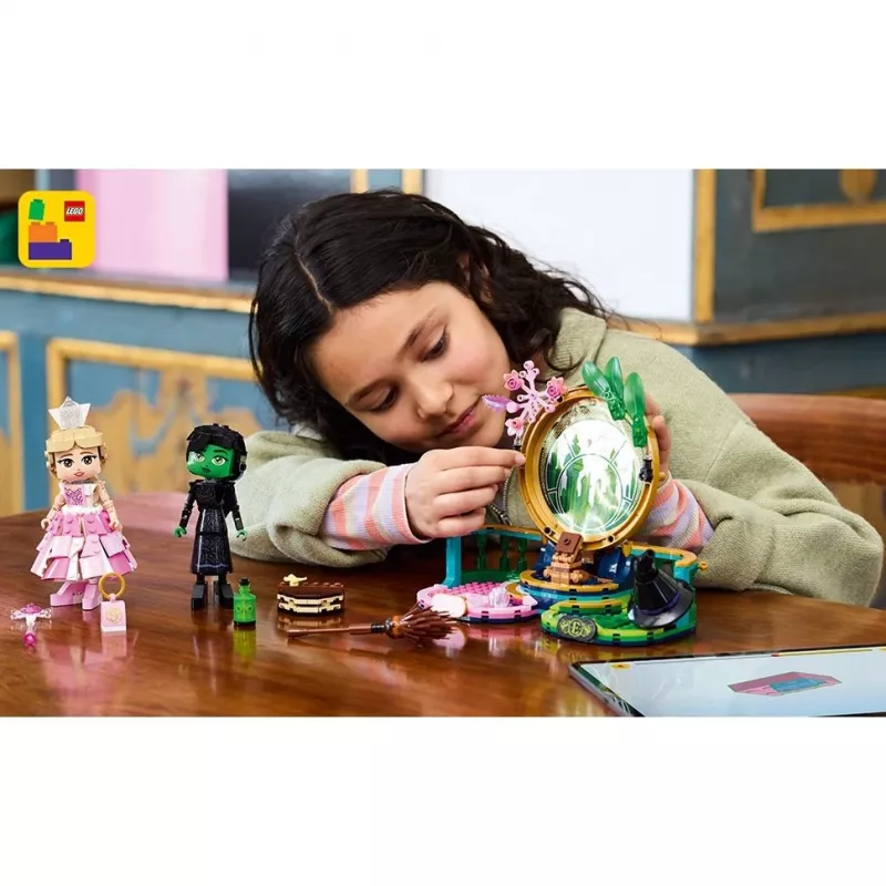 LEGO Wicked Figuras Elphaba e Glinda 75682 – Conjunto de minifiguras de colecionador