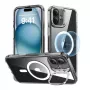 Capa para telemóvel ESR Classic Hybrid para iPhone 16 Plus – transparente com suporte integrado