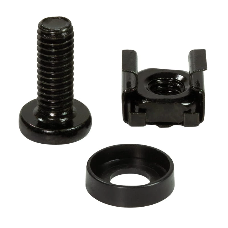 Conjunto de parafusos LOGILINK AC116 — 50 parafusos pretos para acessórios de rack