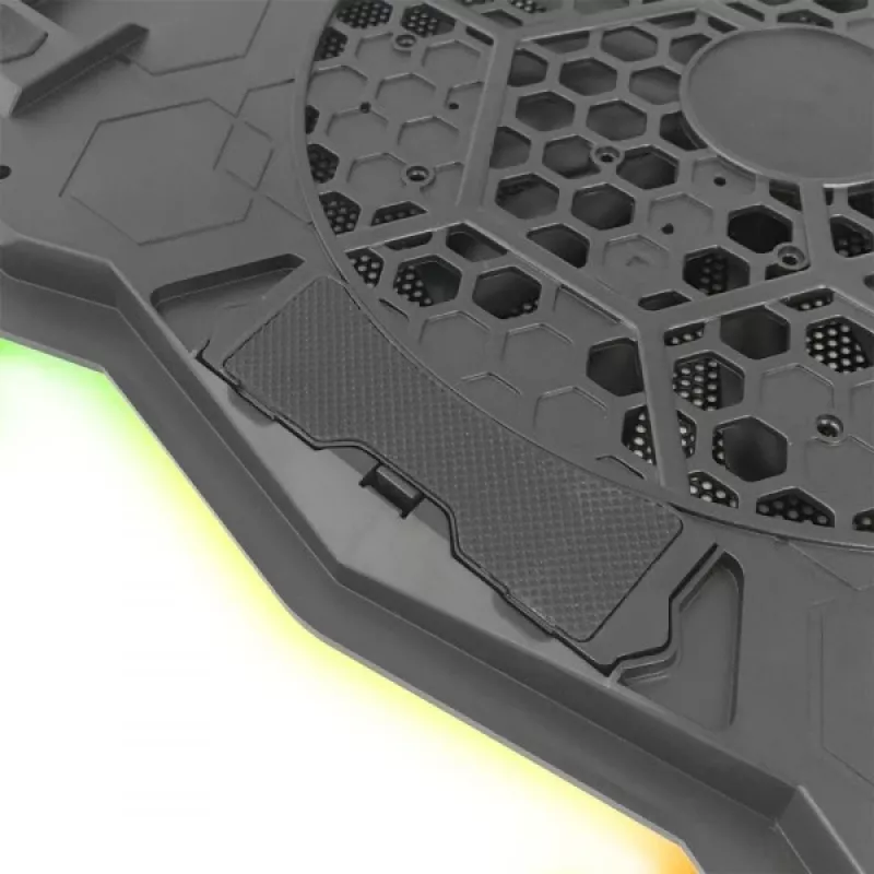 Esperanza EGC110 Xalok base de arrefecimento gaming RGB para portátil de 17" (43,2 cm), 800 rpm, preta