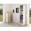 Estante de escritório Topeshop R50 BIEL 5 prateleiras branco