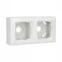 Moldura de cobertura para interruptor/tomada Gira 106203 Standard 55, 2 módulos, branco puro