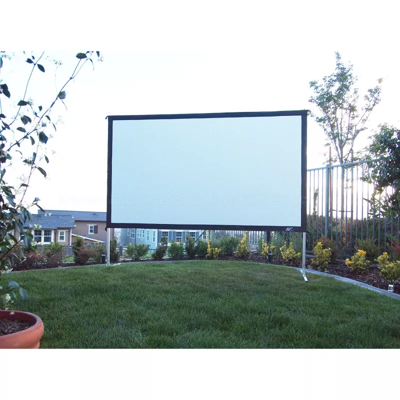 Elite Screens Yard Master 2 - Manual - 4,57 m (180 polegadas) - 3,99 m - 2,24 m - 16:9 - Prateado - Branco