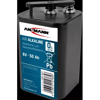 Ansmann pilha zinco-ar alcalina bloco ar-oxigénio - pilha - 50.000 mAh