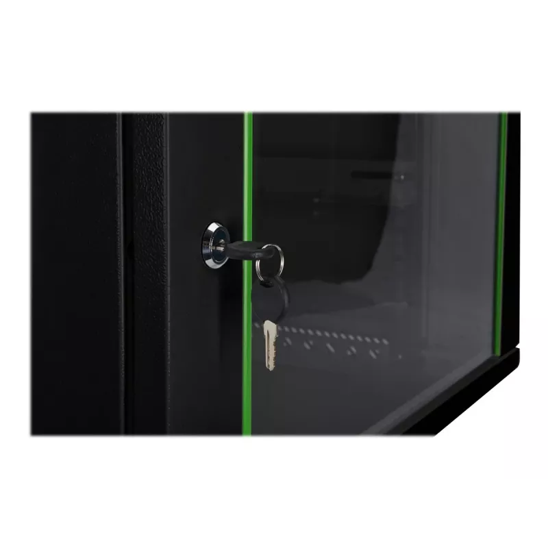 DIGITUS Dynamic Basic DN-19 16-U-EC-SW - armário - armário de rede - adequado para montagem na parede - RAL 9005 - 16U - 48,3 cm (19 polegadas)