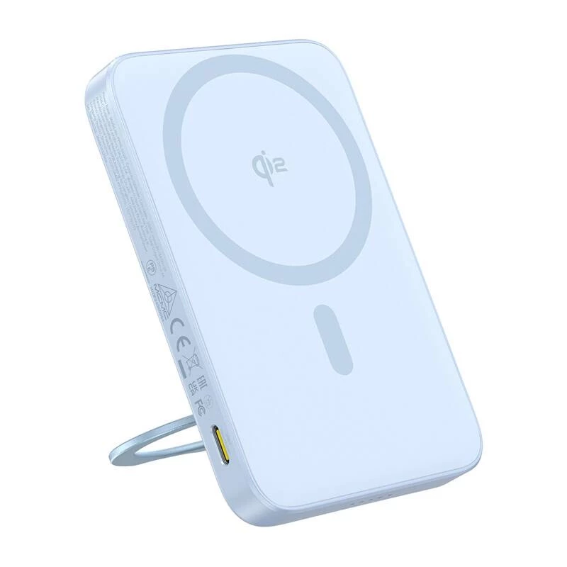 Power bank Baseus PicoGo Qi2 5000 mAh 20 W azul carregador portátil sem fios e com fios