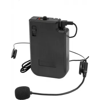 Microfone sem fios Omnitronic WAMS-10BT2 MK2 865 MHz — sistema sem fios com microfone de mão