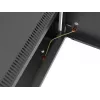 Armário de rack 19 polegadas para montagem na parede LANBERG 4U 600x450 mm preto com porta metálica