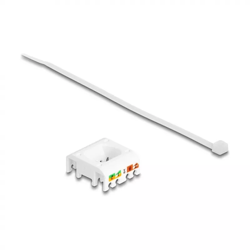 Módulo Keystone DeLOCK RJ45 fêmea para LSA Cat.6A fino sem ferramentas