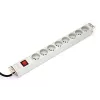 DIGITUS Professional A-19-STRIP-2-IMP – Unidade de distribuição de energia (Rack – montagem em rack) – Corrente alternada 250 V – Alimentação de entrada – Saída