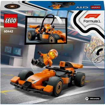 LEGO City F1 Racer McLaren Racing Car 60442 — conjunto de construção, 86 peças, 1 minifigura, a partir dos 6 anos