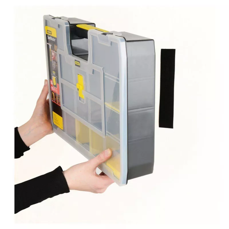 Tiras VELCRO extra fortes autocolantes, gancho e laço 50mm x 100mm x 2 conjuntos preto