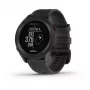 Relógio de golfe GPS GARMIN Approach S12 preto, caixa de 43 mm, bracelete de silicone, 30 h de bateria GPS