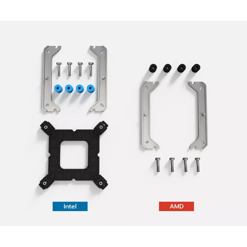 Montech NX400 cooler de ar para CPU, multi socket, 120 mm, branco