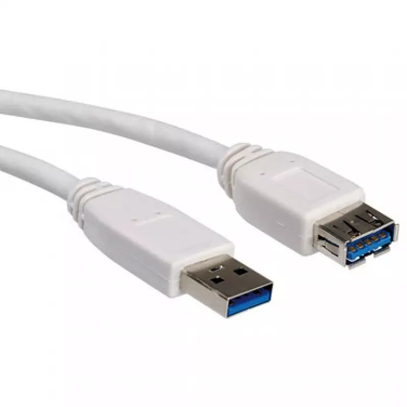 Cabo USB 3.0 VALUE A - A M/F 0,8 m