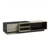 Móvel de TV Cama SIGMA1 180 carvalho Sonoma/preto brilhante