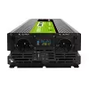 Inversor automóvel Green Cell INVGC24P3000LCD 24V 3000W onda sinusoidal pura, 230V 50Hz, LCD, tipo F