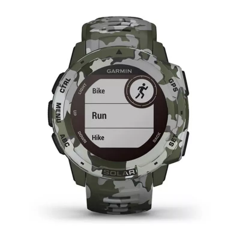 Relógio GPS Garmin Instinct Solar Camo Edition camuflagem