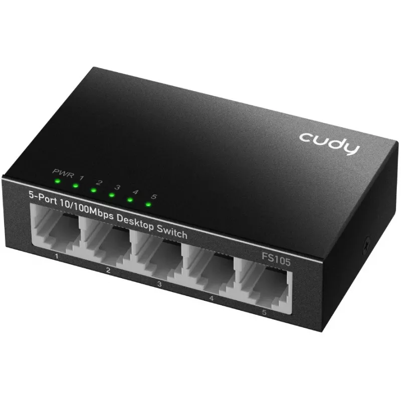 Switch não gerido Cudy FS105 5 portas Fast Ethernet 10/100 preto