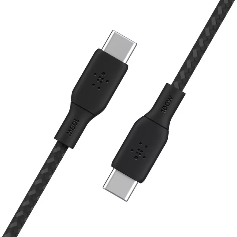 Cabo USB Belkin CAB014bt3MBK 3 m USB-C preto USB 2.0