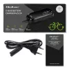 Carregador rápido Qoltec para trotinete elétrica e e-bike 36V | 42V | 2A | 5,5*2,5 | à prova de água + cabo de alimentação