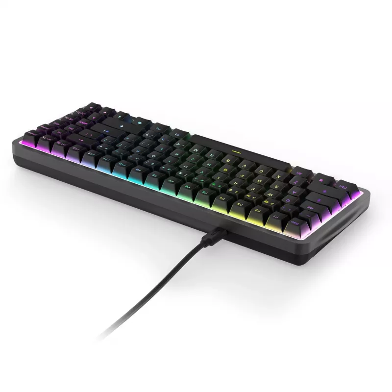 FUNCTION Elite MiniTKL, teclado gaming preto, layout DE, NZXT Swift