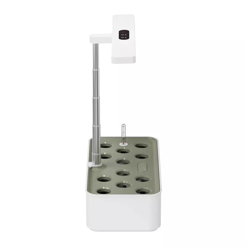 Sistema inteligente de cultivo de plantas de interior GreenBlue, vaso SMART, capacidade 4L, para 12 plantas, LEDs de espetro completo, GB133