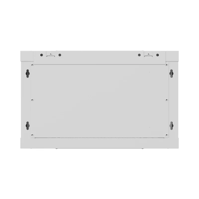 Armário rack 19 polegadas 6U 600x600 cinzento perfurado