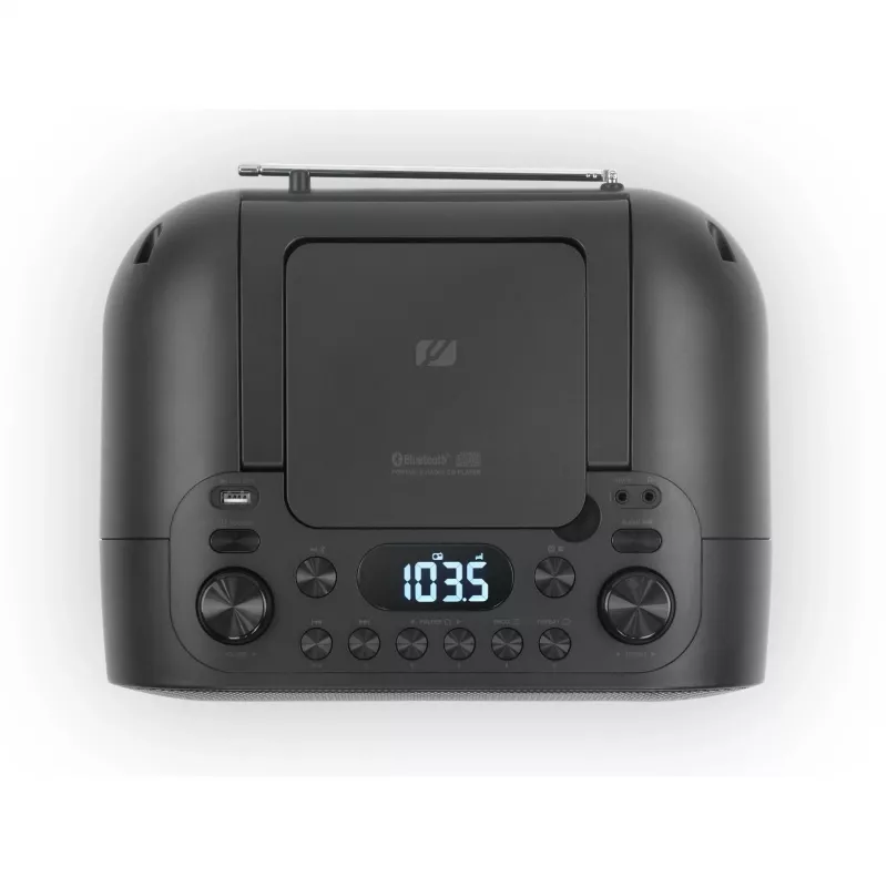 Muse | Rádio portátil com Bluetooth e porta USB | M-35 BT | Entrada AUX | Preto