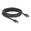 Delock - Cabo de rede - RJ-45 (M) para RJ-45 (M) - 5,0 m - 7,5 mm - S/FTP - CAT 8.1 - sem halogéneos, proteção do encaixe, até 40 Gbit/s de taxa de transferência de dados - preto (80236)