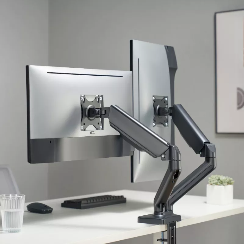 Suporte de secretária Sbox LCD-S024-2 (17-32/2x2-9kg/100x100)