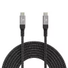 Cabo USB-C para USB-C GEMBIRD CCBP-USB4-CMCM240 1,5 m, USB4 Gen 3x2, 40 Gbit/s, 240 W, preto