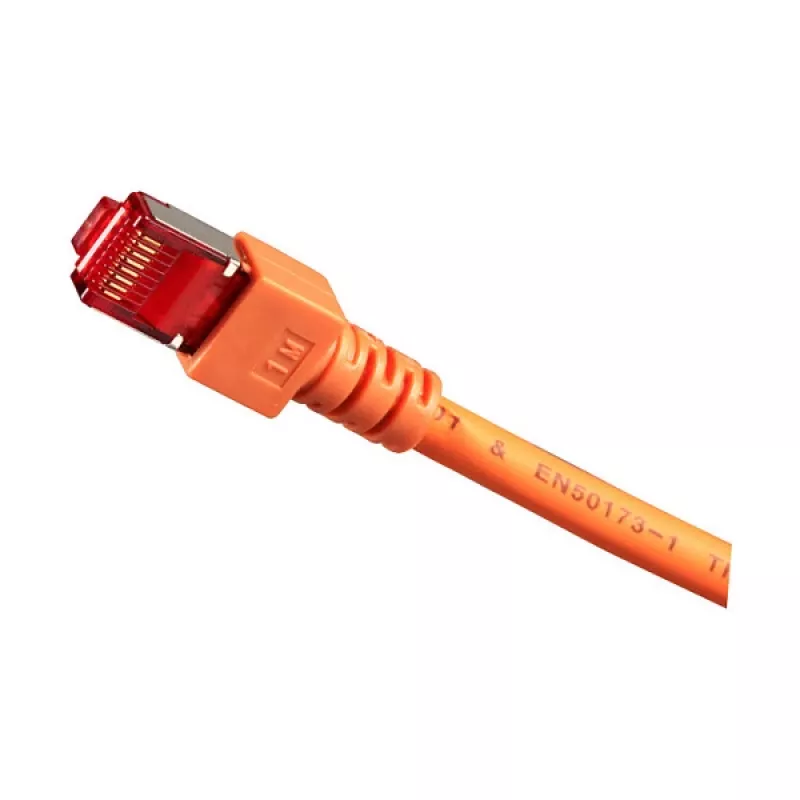 Cabo de rede RJ45 Cat.6 S/FTP LSZH laranja 0,25 m EFB-Elektronik (K5516.0,25)