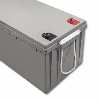 Bateria AGM recarregável QOLTEC 53069 12V 200Ah para alimentação de reserva e sistemas UPS