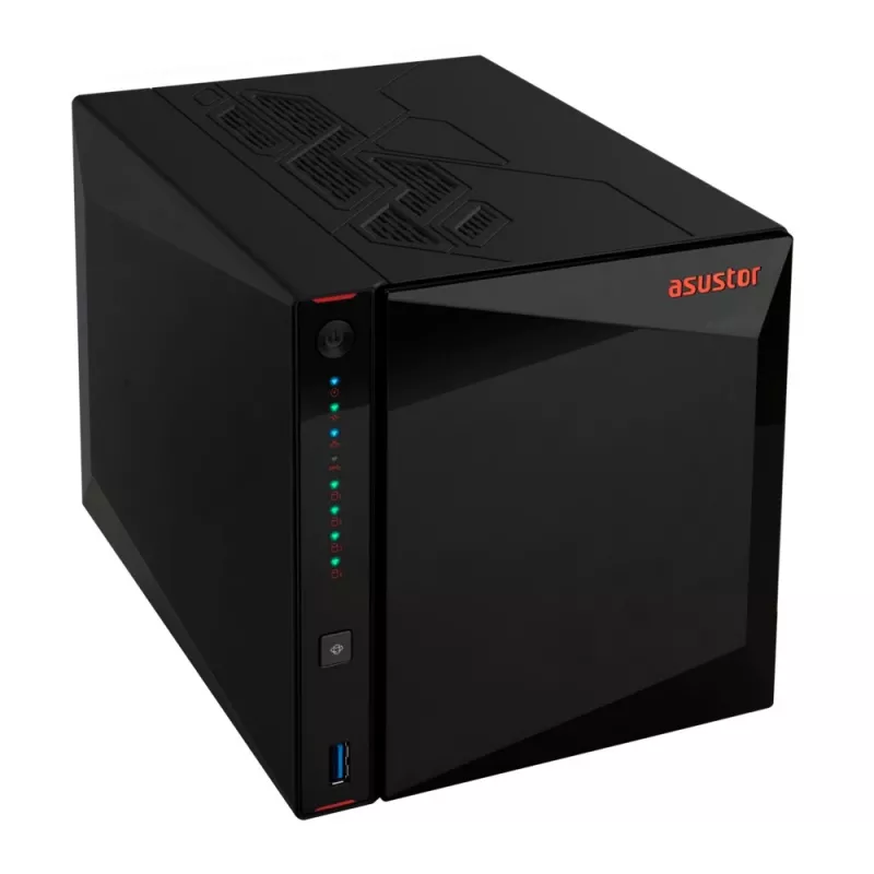 Servidor NAS/armazenamento Asustor AS5404T Intel® Celeron® N5105 4 GB DDR4 0 TB ADM preto