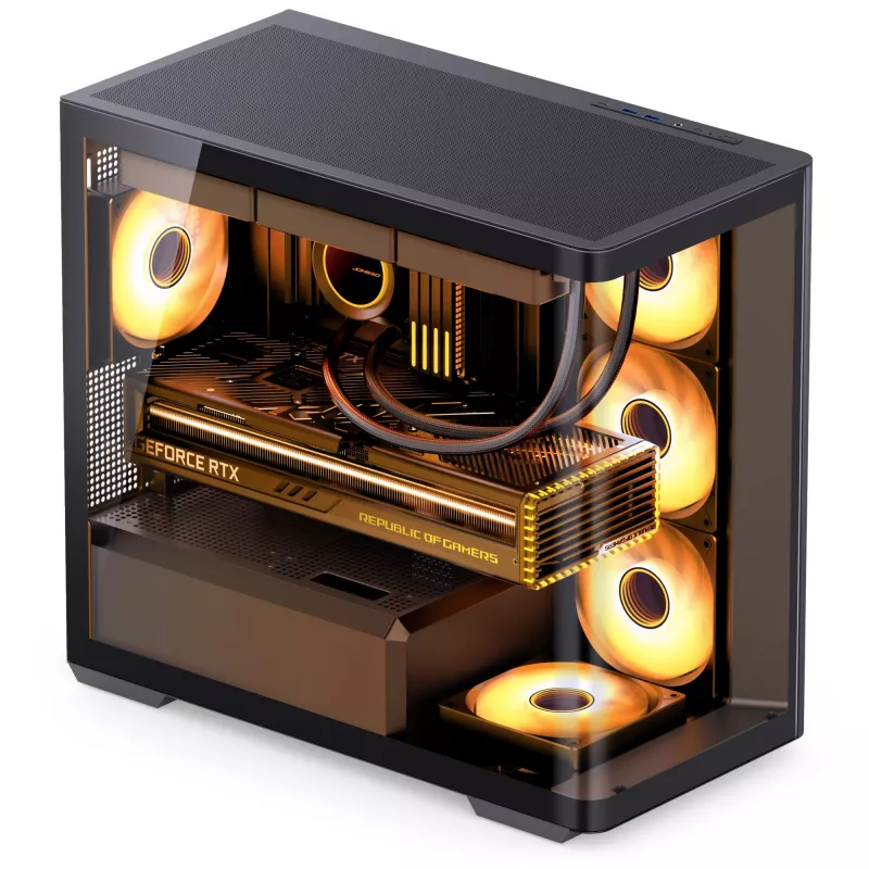 Caixa de computador Jonsbo D300 ATX Preto